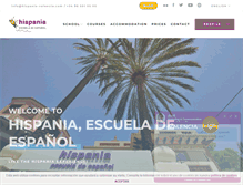 Tablet Screenshot of hispania-valencia.com